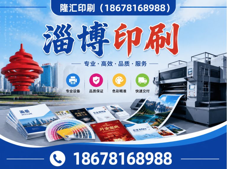 张店区画册印刷展示图